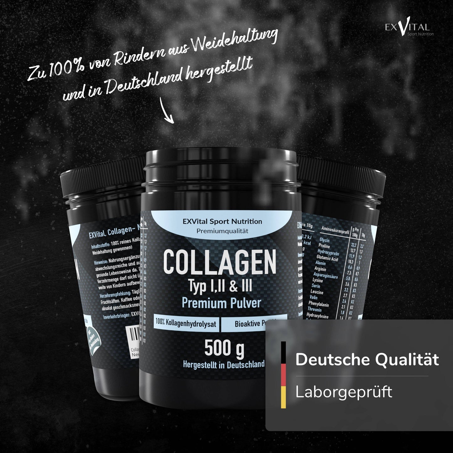 Collageen Poeder 500 gram, Bioactief Collageen Hydrolysaat